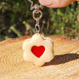 Heart Cookie Keychain